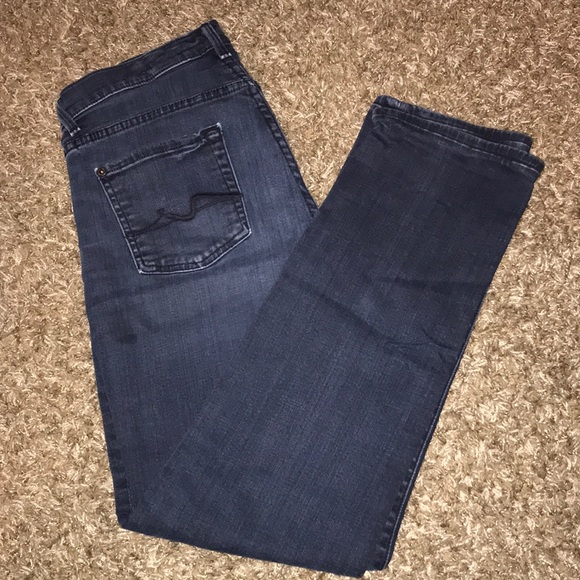 Women’s 7 for all mankind Size 30 Inseam 29 inches - Picture 3 of 6